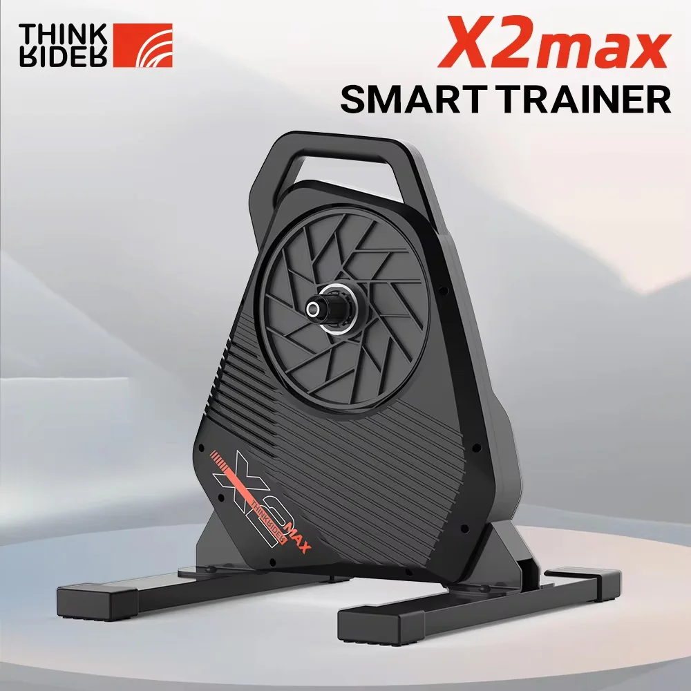 Thinkrider X2Max 스마트 자전거 트레이너, MTB 도로 자전거 내장 파워 계량기, 홈 트레이너