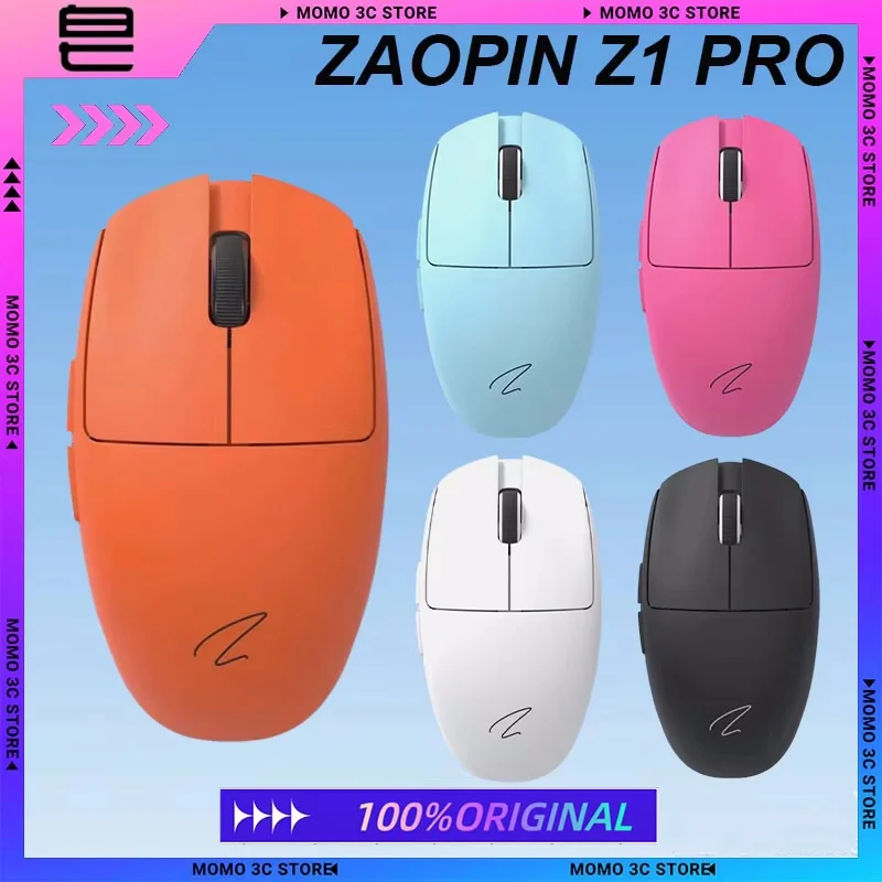 Zaopin Z1 Pro 무선 마우스 트라이 모드 Paw3395 2.4g Nordic52840 인체 공학 경량 맞춤형 PC 게임용 마우스 게이머 노트북