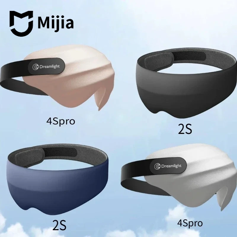 미지아 드림라이트 4S 프로 아이 마스크 수면 3D 입체 수면 보조기 남녀 성인용 조절 가능 휴대용 완전 차광 아이 마스크