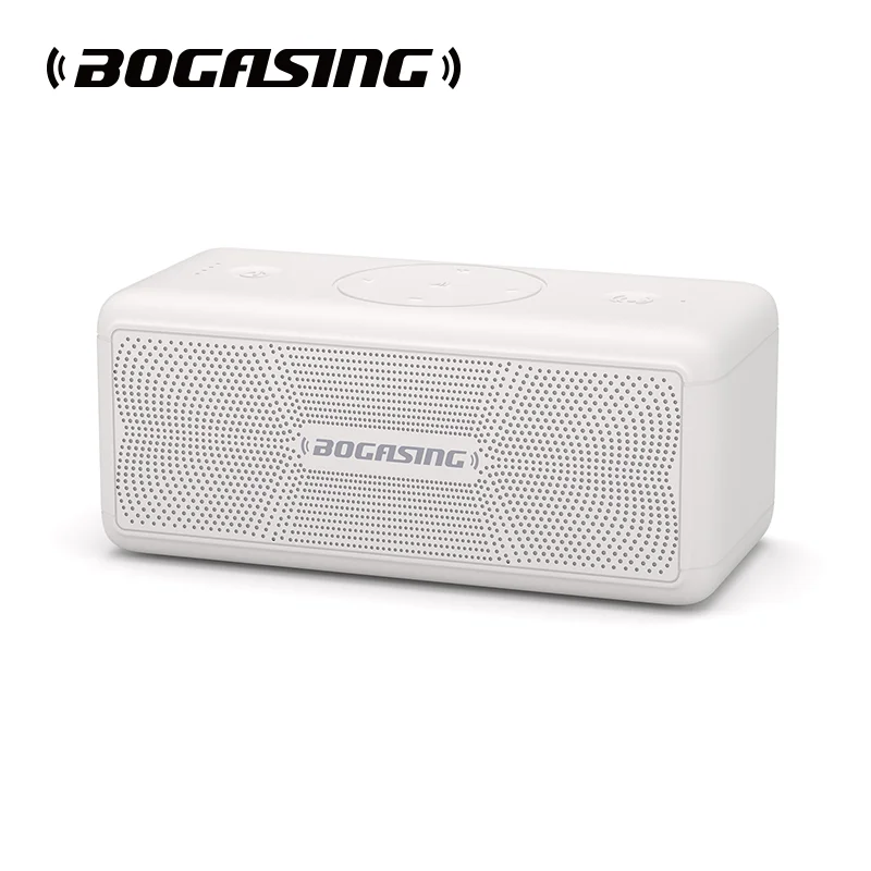 BOGASING M5 블루투스 스피커 40W 블루투스 5.3 무선 스피커 360도 서라운드 사운드, IPX7 방수, 30H 재생 시간 뮤직 박스 휴대용 강력한 인텐시브 베이스 & Hi-Fi 스테레오 사운드, 무선 스피커 박스 블루투스 박스 USB, EQ 야외 사용