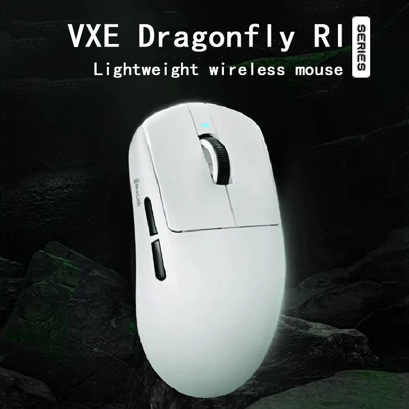 VGN Vxe Dragonfly R1 SE E-스포츠 무선 마우스 게임 긴 배터리 수명 Paw3395 경량 인체 공학적 3 모드 Bluetooth 마우스