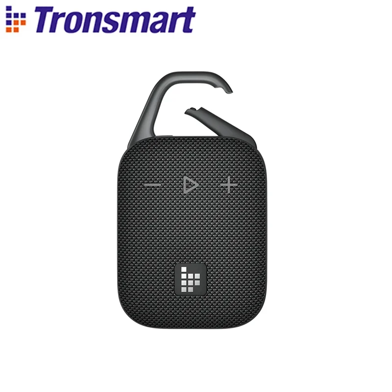 Tronsmart Mirtune H1 스피커 후크가 있는 휴대용 블루투스 스피커, IPX7 방수, 20H 재생 시간, 캠핑, 하이킹, 야외용