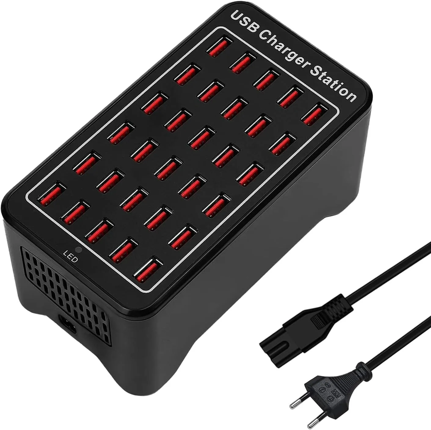 알리 멀티포트 USB 충전기 20/30포트 100W - 사무실 단체충전 가성비 추천