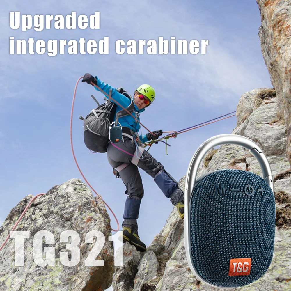 야외 승마 TG321 블루투스 스피커 휴대용 무선 미니 뮤직 박스 홈 파티 재미 캠핑 하이킹 스마트 폰 PC 용