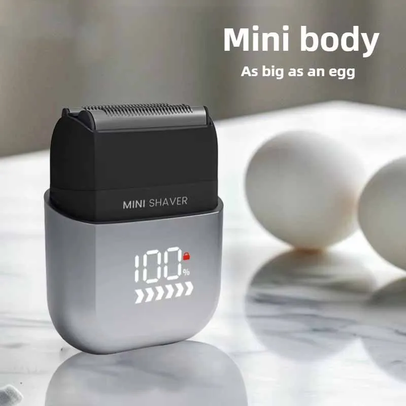 샤오미 전문가용 방수 전기 면도기 충전식 남성용 면도기 디지털 디스플레이 수염 트리머 미니 면도기