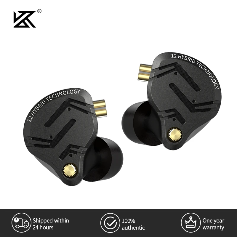 알리 KZ ZS12 PRO X 하이브리드 이어폰 - 1DD+5BA HIFI 모니터 가성비 추천