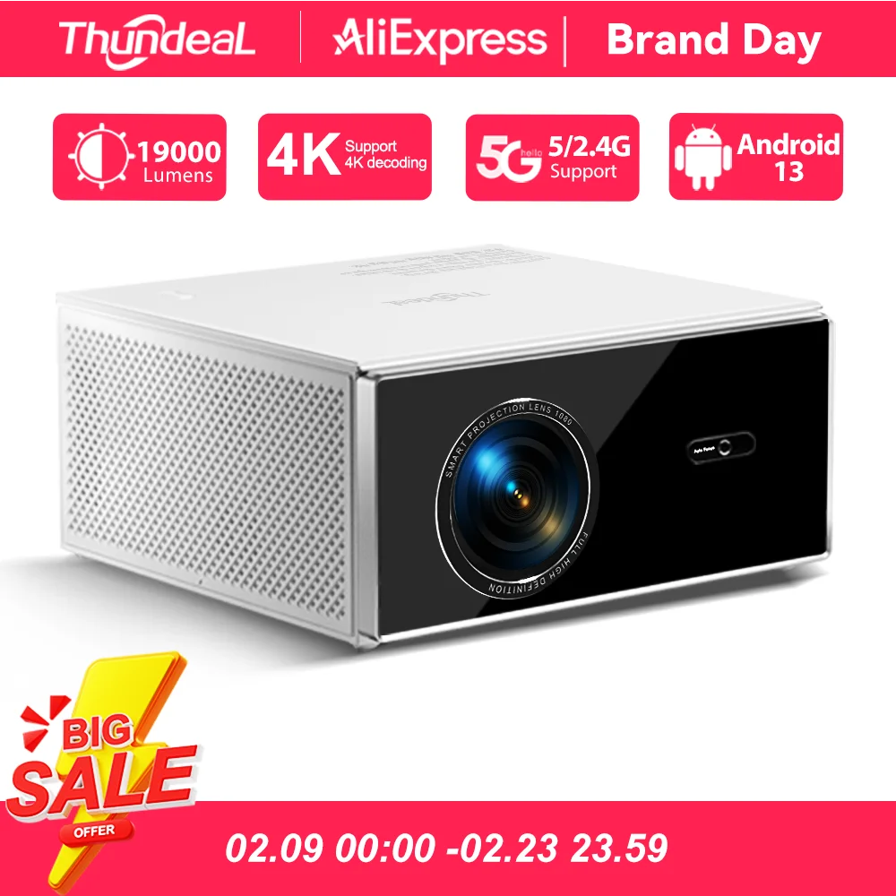 알리 ThundeaL 4K 빔프로젝터 - 가성비 안드로이드 홈시어터 추천