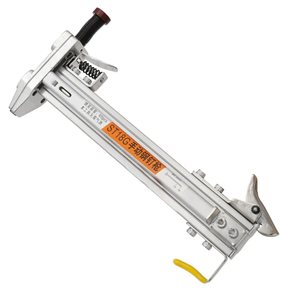 수동 네일 건 금속 네일러 도구 휴대용 고정 기계 미끄럼 방지 핸들 실용적인 안전한 보관 다기능 오래 지속