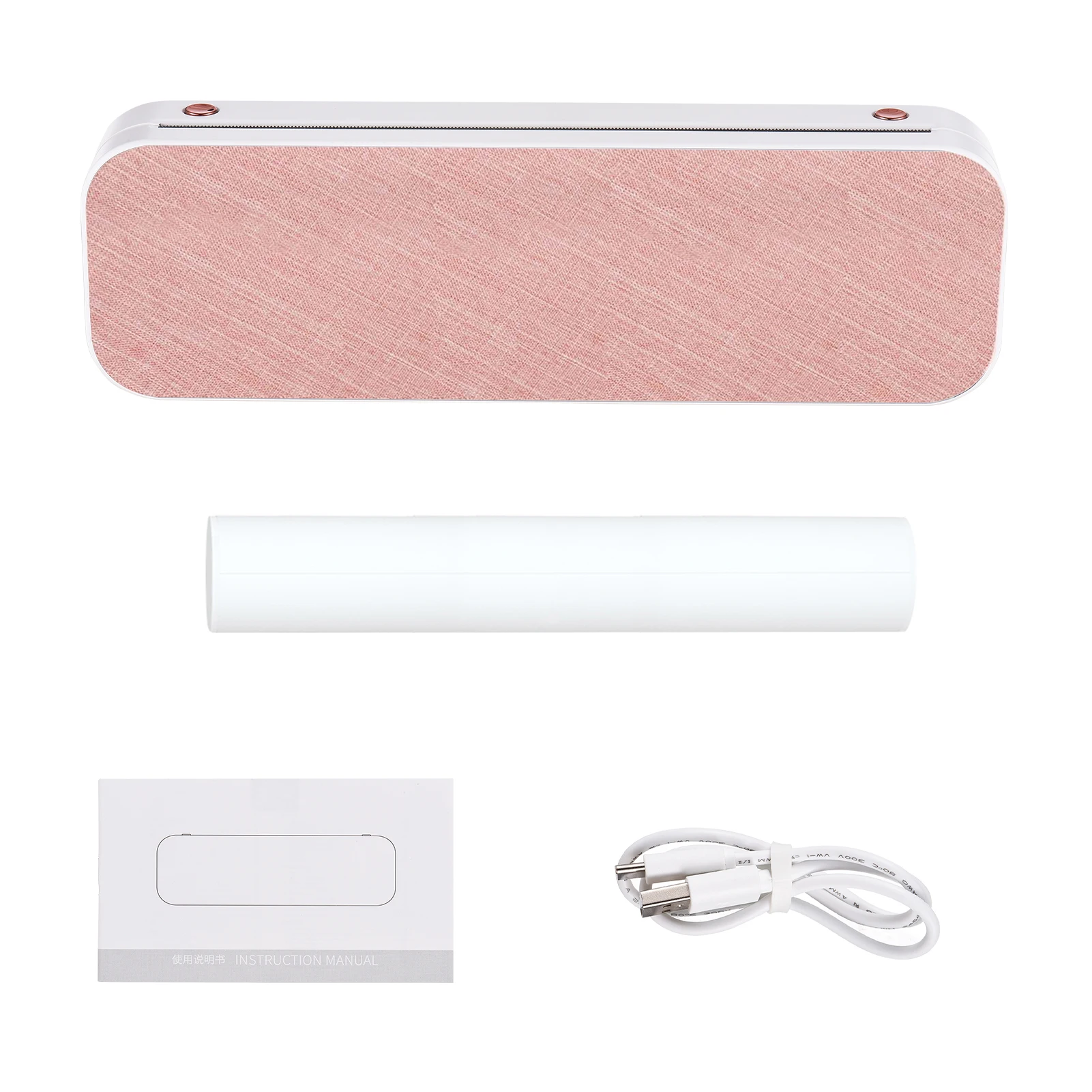 A4 용지 프린터 직접 감열 무선 프린터 모바일 210mm 미니 모바일 사진 프린터 USB BT 연결 (1롤 T 포함)