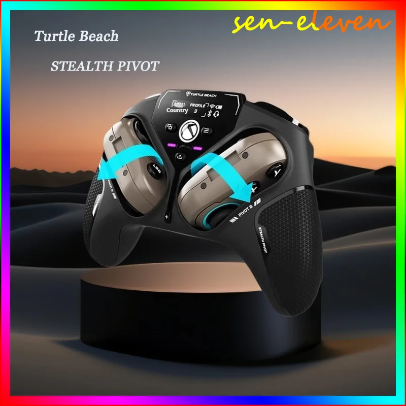 Turtle Beach STEALTH PIVOT 트라이 모드 블루투스 홀 조이스틱 플립 무선 스마트 게임 패드 PC/Xbox 사용자 정의 가능