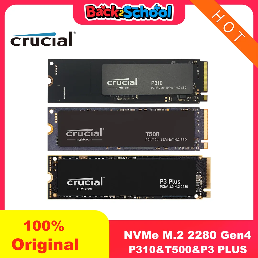 알리 크루셜 NVMe SSD P3 Plus T500 - PCIe Gen4 가성비 내장SSD 추천