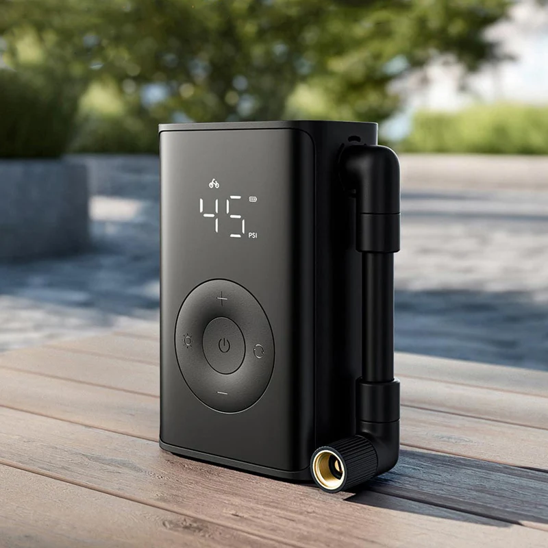 2025 신형 미지아 휴대용 에어펌프 2000mAh 240g 150psi 전동 에어 컴프레서 타이어 공기압 감지 멀티툴 인플레이터