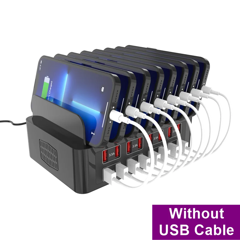 150W 범용 멀티 USB 타입 C 고속 충전기 16포트 3.5A 최대 충전 스테이션 스탠드 아이패드 아이폰 17 16 삼성 샤오미 태블릿용