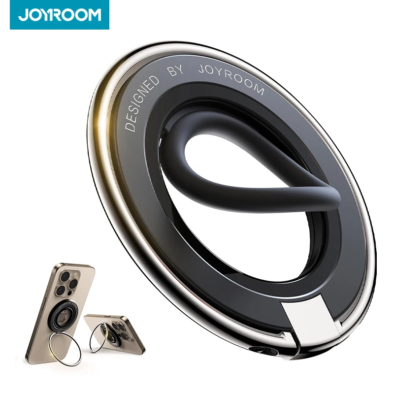 JOYROOM Magsafe 전화 그립 홀더 용 내구성 실리콘 링 킥 스탠드 4.7-7.0 인치 전화 용 자기 전화 링 홀더 스탠드