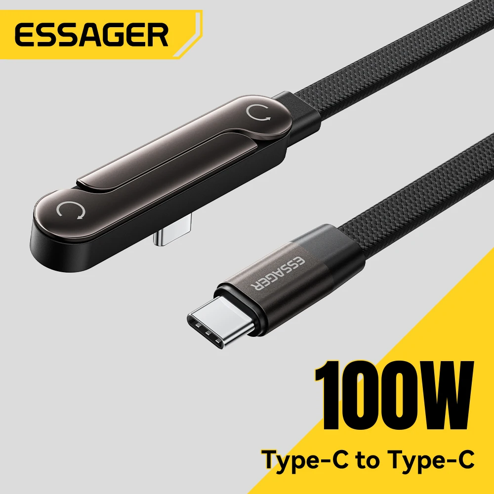 알리 100W USB C타입 고속충전 케이블 - 엘보우형 아이폰 맥북 가성비 추천