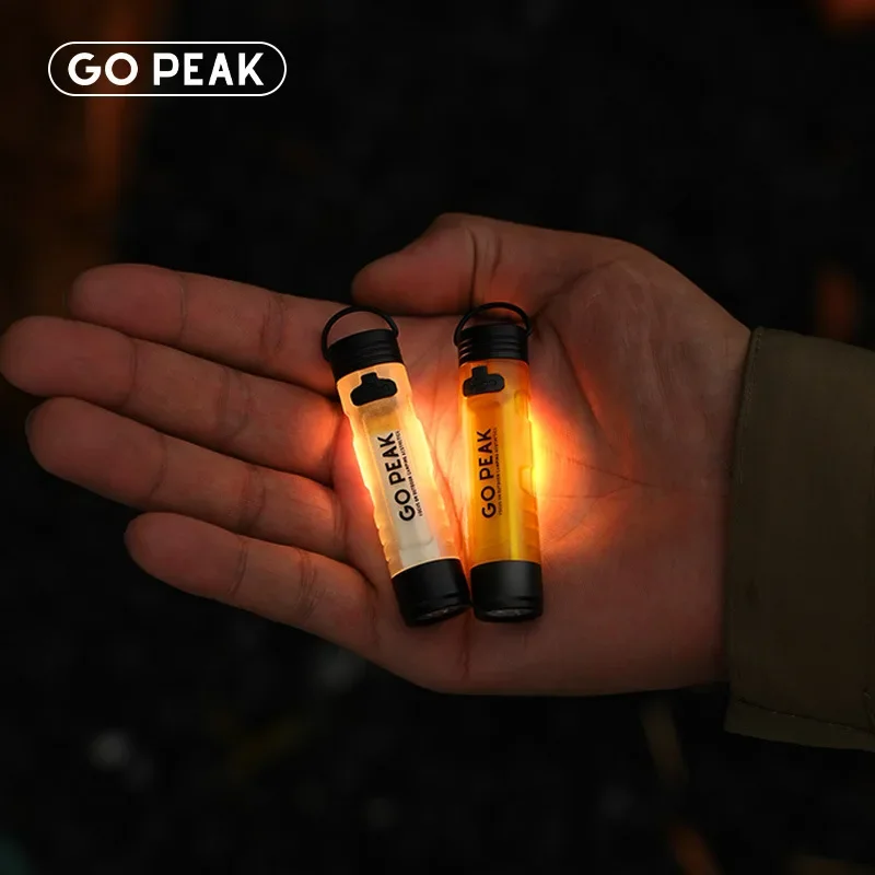 GOPEAK 포켓 미니 손전등 야외 키 클립 캡 주변 Led 긴 내구성 재해 구호 비상 5050 작은 빛