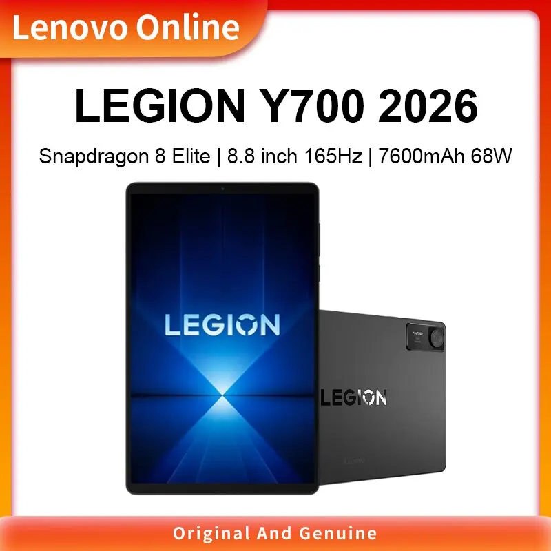 레노버 Legion Y700 2025 Pad Gen 4 TB322FC 게이밍 탭 256GB 512GB ROM 스냅드래곤 8 엘리트 8.8인치 165Hz 디스플레이 7600mAh 68W 태블릿