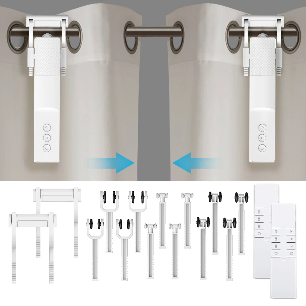 Zigbee 스마트 커튼 드라이버 로봇 Roman I Type U Type 커튼 트랙 Alexa Google 홈 제어 Zemismart 모터 드라이버