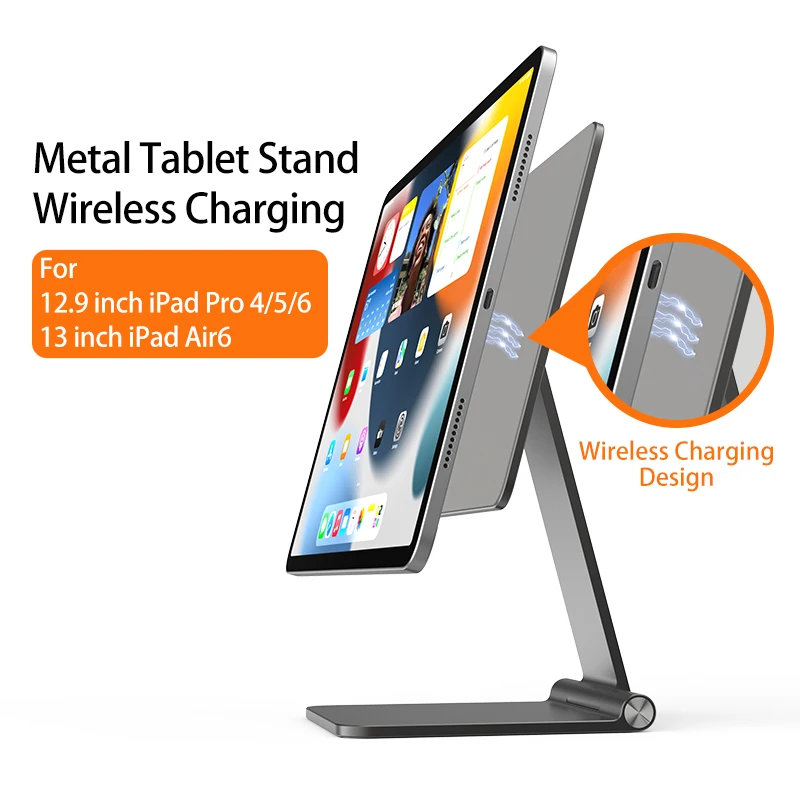 알리 아이패드 무선충전 스탠드 - 360도 회전 접이식 알루미늄 거치대 추천