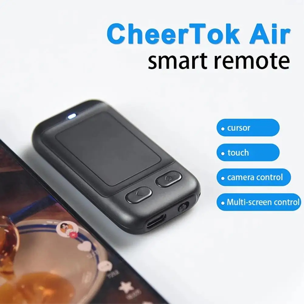 1Pc 5 V CheerTok Air Singularity 휴대 전화 원격 제어 CHP03 BLE5.0 에어 마우스 블루투스 무선 다기능 패드