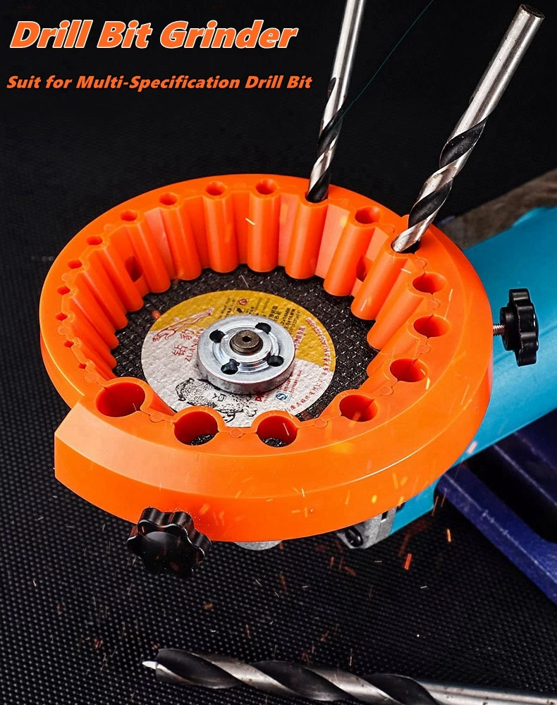 2-13mm 드릴 비트 숫돌 그라인더 다중 사양 파워 드릴 비트 연삭 휴대용 드릴 파워 연마 도구 연삭