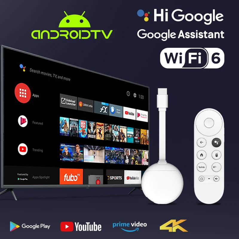 TV 스틱 2GB 16GB 스마트 안드로이드 14 홈 시네마 AllwinnerH313 BT 음성 리모컨 지원 Wifi6 BT5.0 4K 미디어 플레이어 구글 어시스턴트