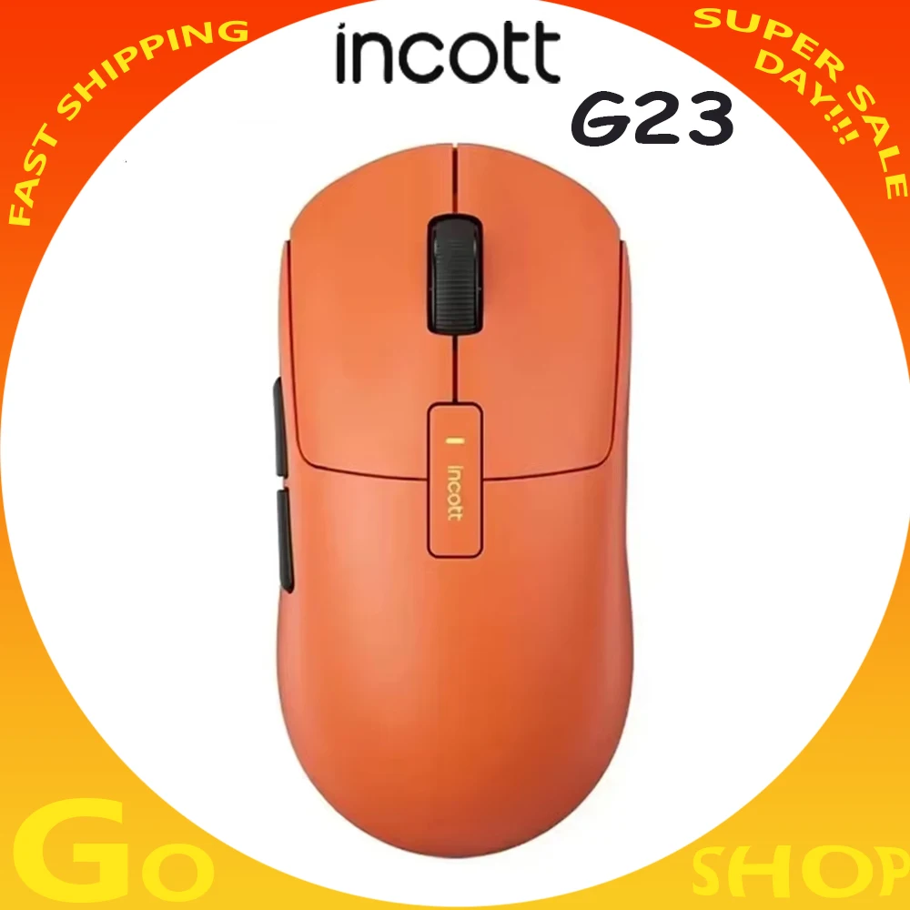 인코트 G23 Pro Paw3950 무선 마우스 8k 리턴 듀얼 모드 고속 충전 게이밍 마우스 핫스왑 인체공학 PC 게이머 액세서리 선물