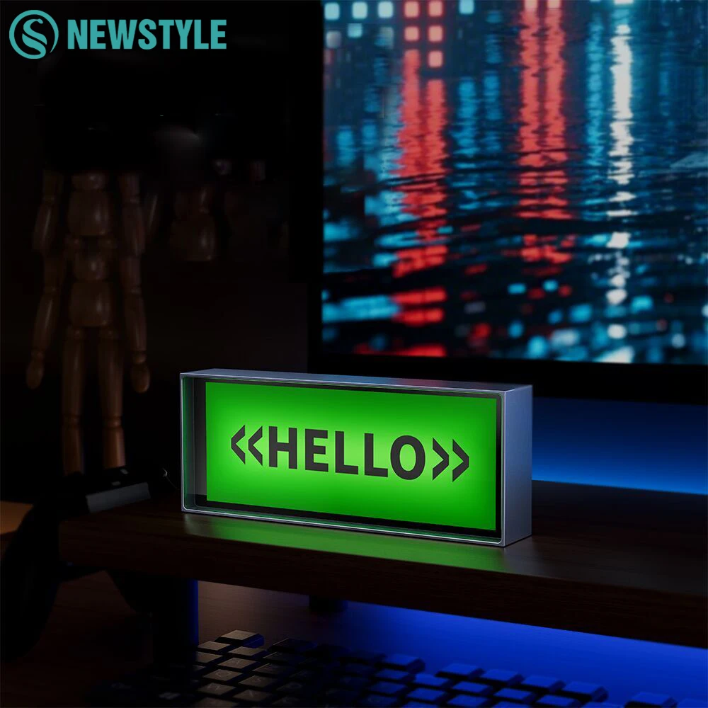 알리 RGB 양자시계 무드등 - 스마트 IPS 데스크탑 조명 인테리어 추천