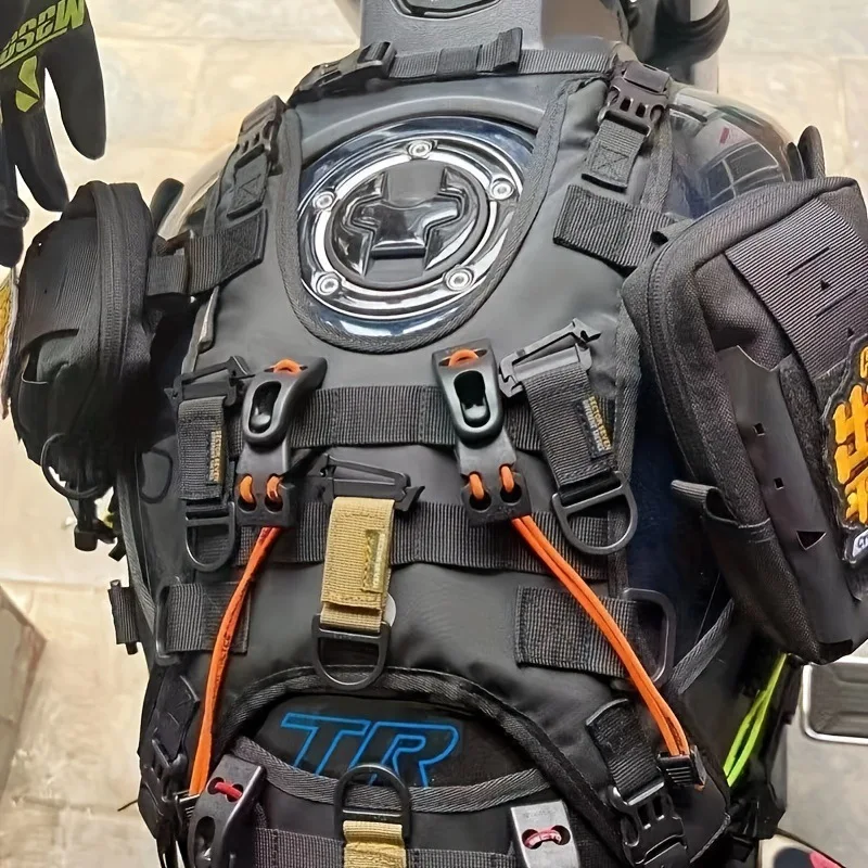 범용 다목적 오토바이 탱크 가방 베이스 오프로드 오토바이 탱크 조끼 세트와 호환 가능