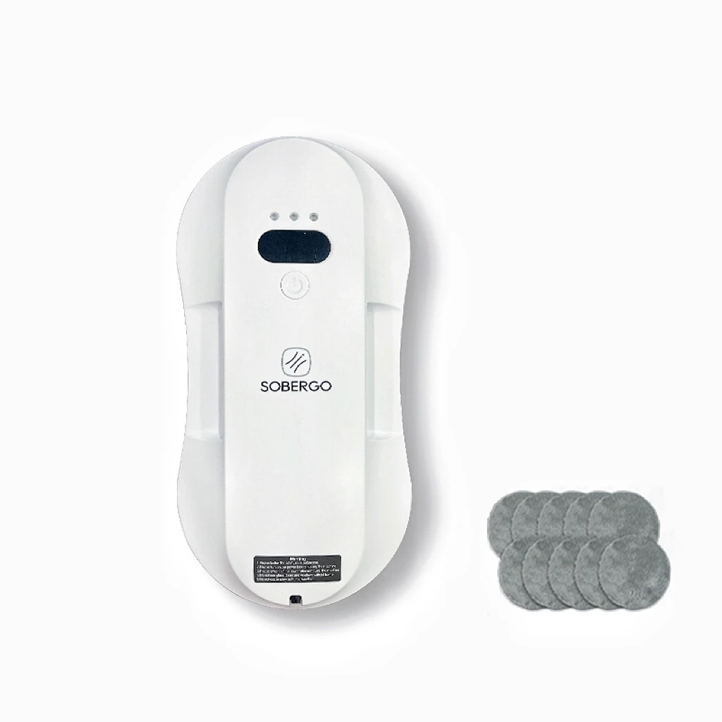 Sobergo 스마트 윈도우 로봇 청소기 3세대 6.2cm 울트라 슬림/5600PA 흡입/인터랙티브/한국어 어댑터 및 사용 설명서