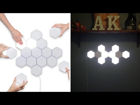 Touch-sensitive Hex Lights from AliExpress