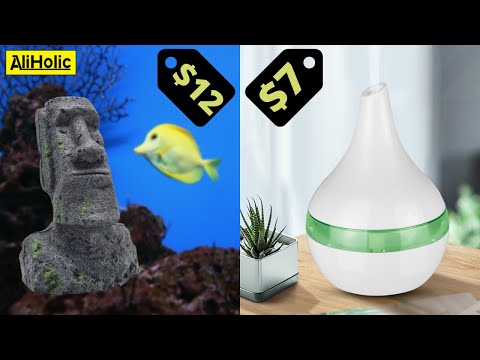 Aquarium Decor + Humidifier/Diffuser: AliExpress Unboxing - Vol. 13